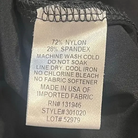 Jude Connally Black Women’s Lightweight Blouse Size Large Jude Cloth Classic - Picture 3 of 5